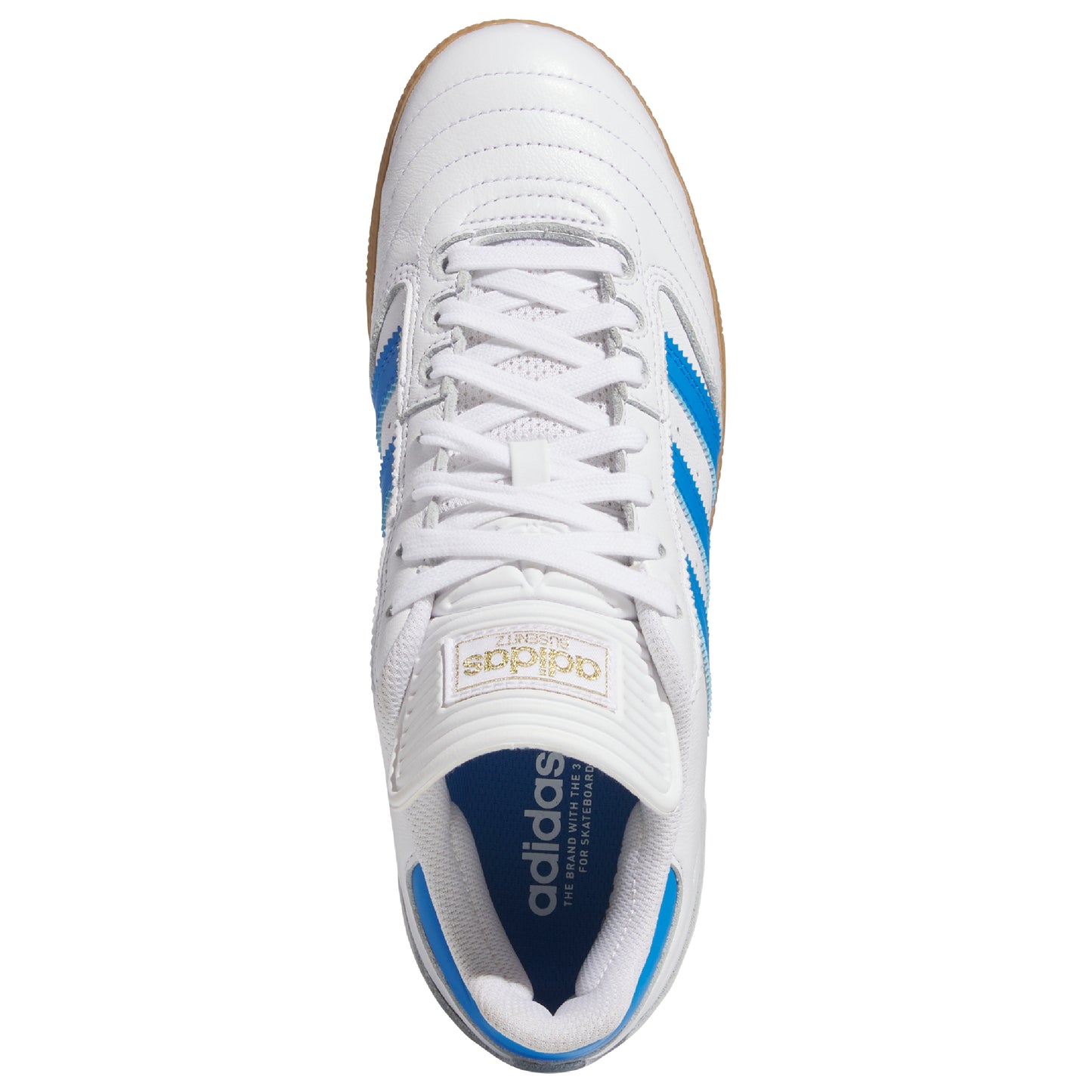 Adidas Busenitz - White/Blue Bird/Gold Metallic