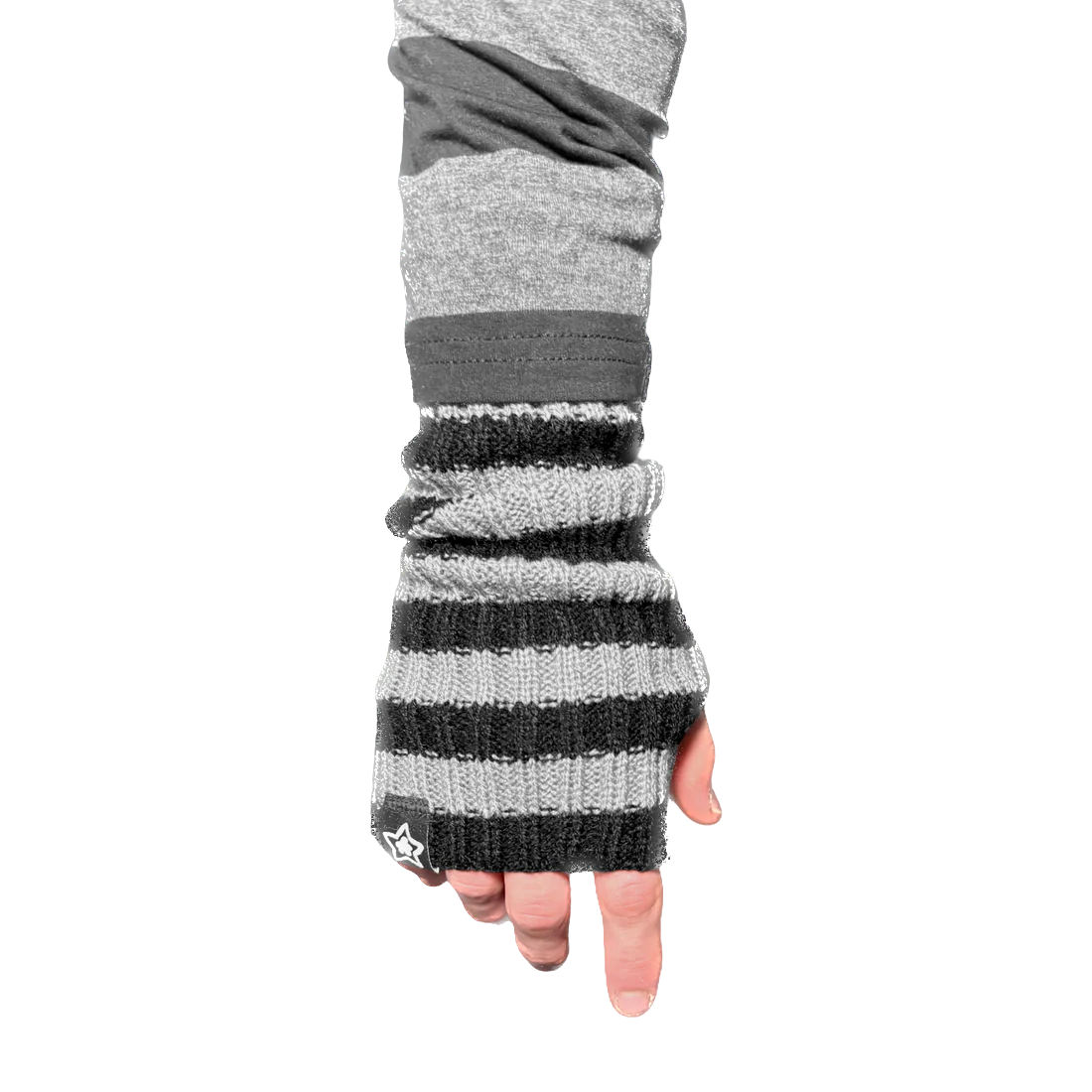 Star Team Wrist Warmer - Black/Grey