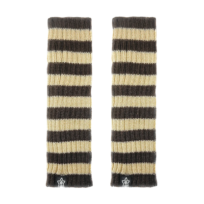 Star Team Wrist Warmer - Brown/Beige