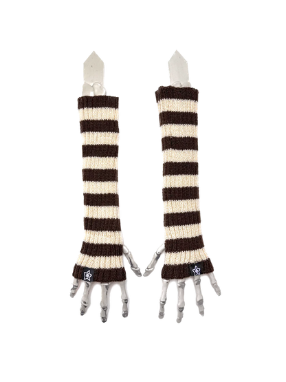 Star Team Wrist Warmer - Brown/Beige