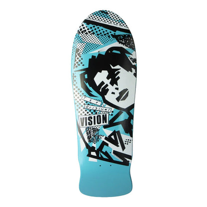 Vision Mark Gonzales Modern Concave Deck - 10"x30.25" Turquoise Dip