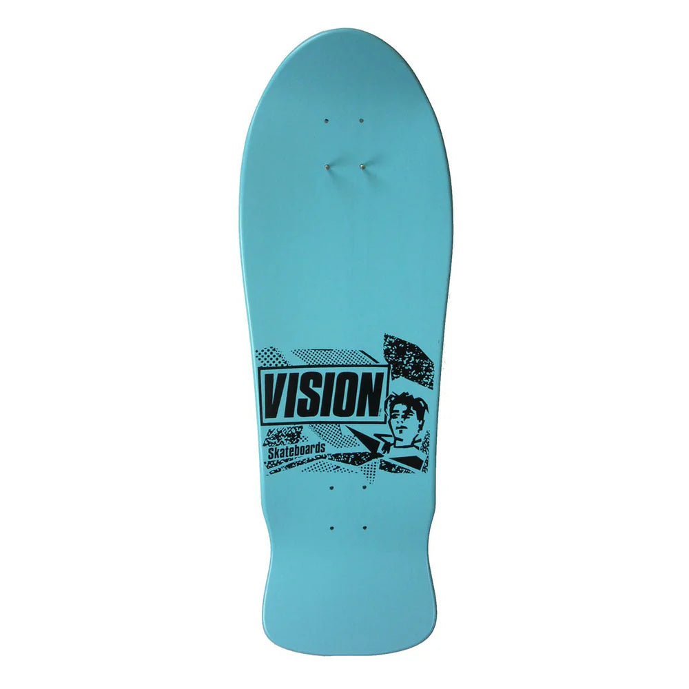 Vision Mark Gonzales Modern Concave Deck - 10"x30.25" Turquoise Dip