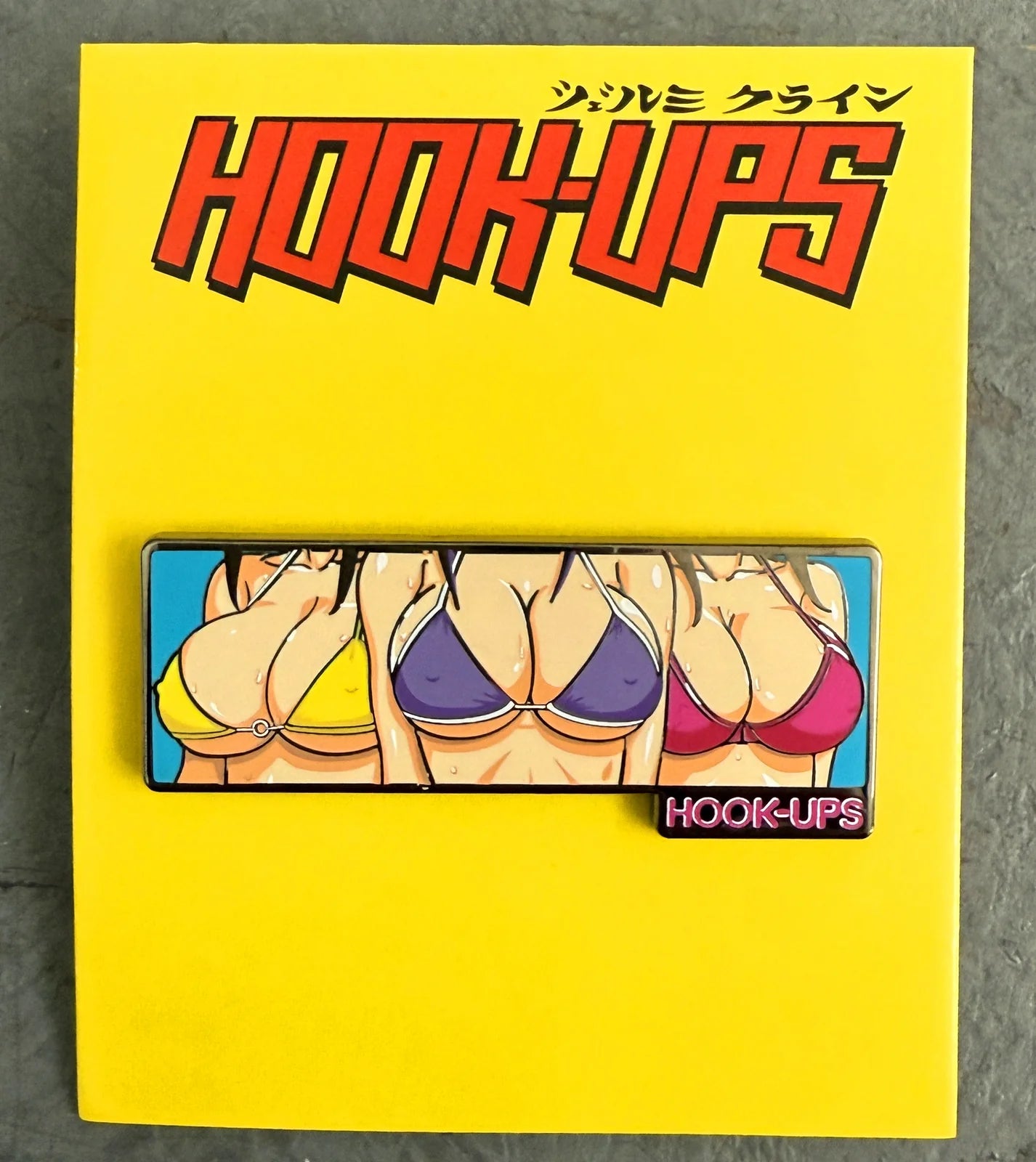 Hook-Ups 3 Girls Enamel Pin
