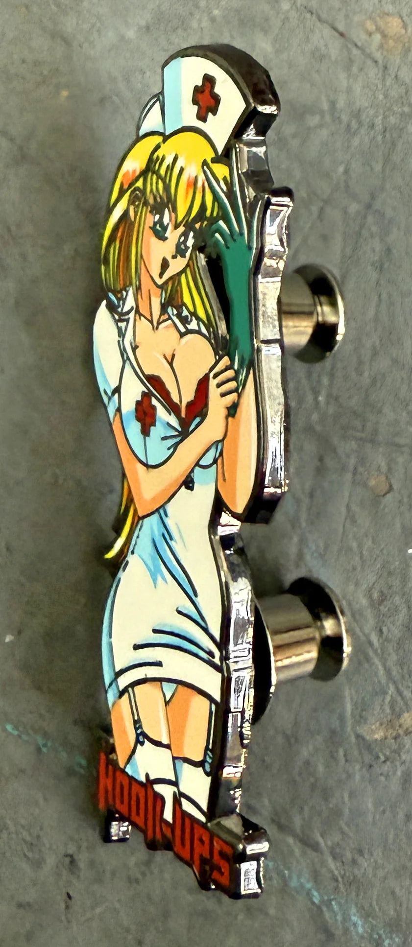 Hook-Ups Nurse Daisy Enamel Pin