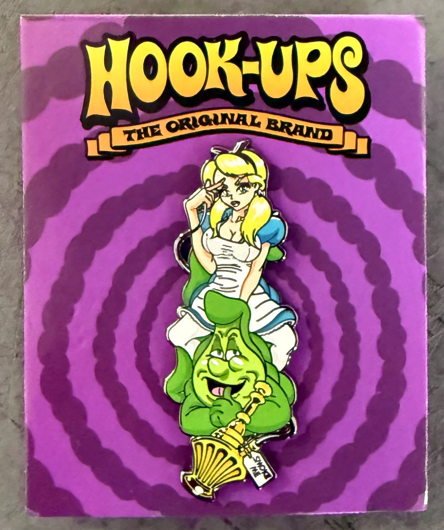 Hook-Ups Alice 2 Enamel Pin