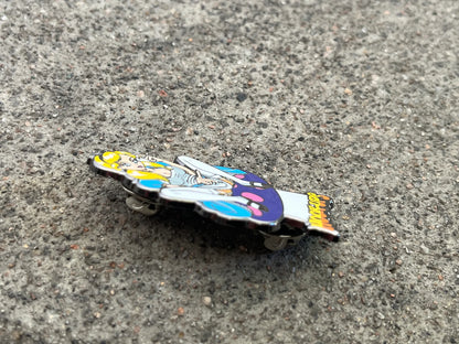 Hook-Ups Alice Enamel Pin
