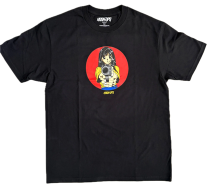 Hook-Ups Barrel Of A Gun Tee - Black