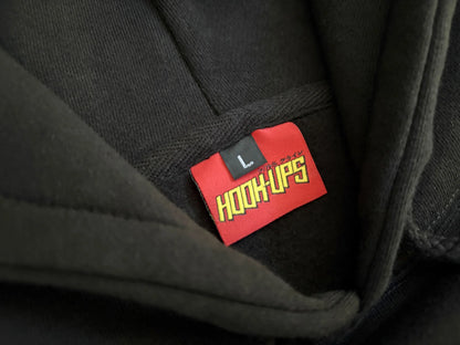 Hook-Ups Barrel Of A Gun Hoodie - Black