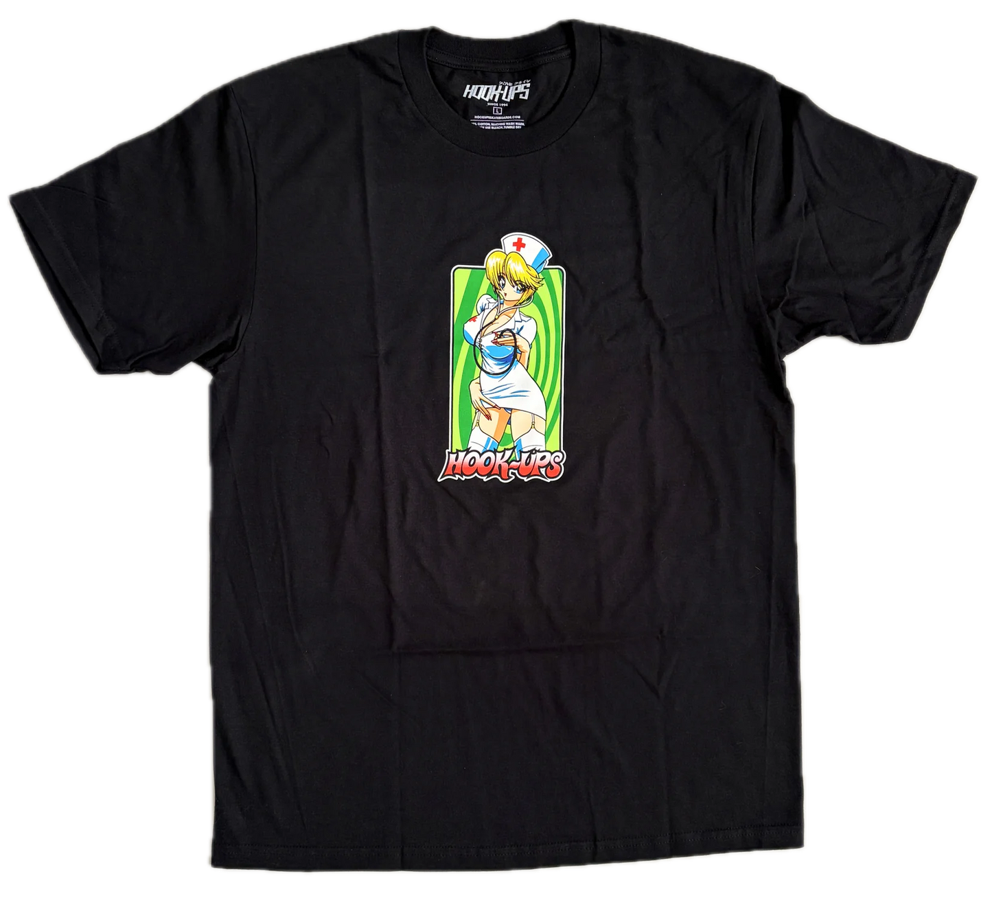 Hook-Ups Nurse Girl Nikki Tee - Black