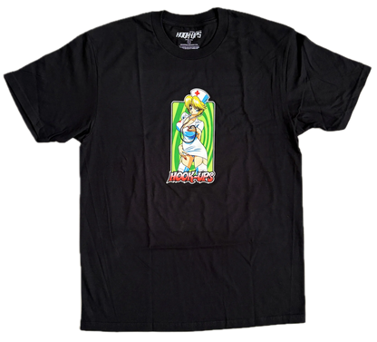 Hook-Ups Nurse Girl Nikki Tee - Black