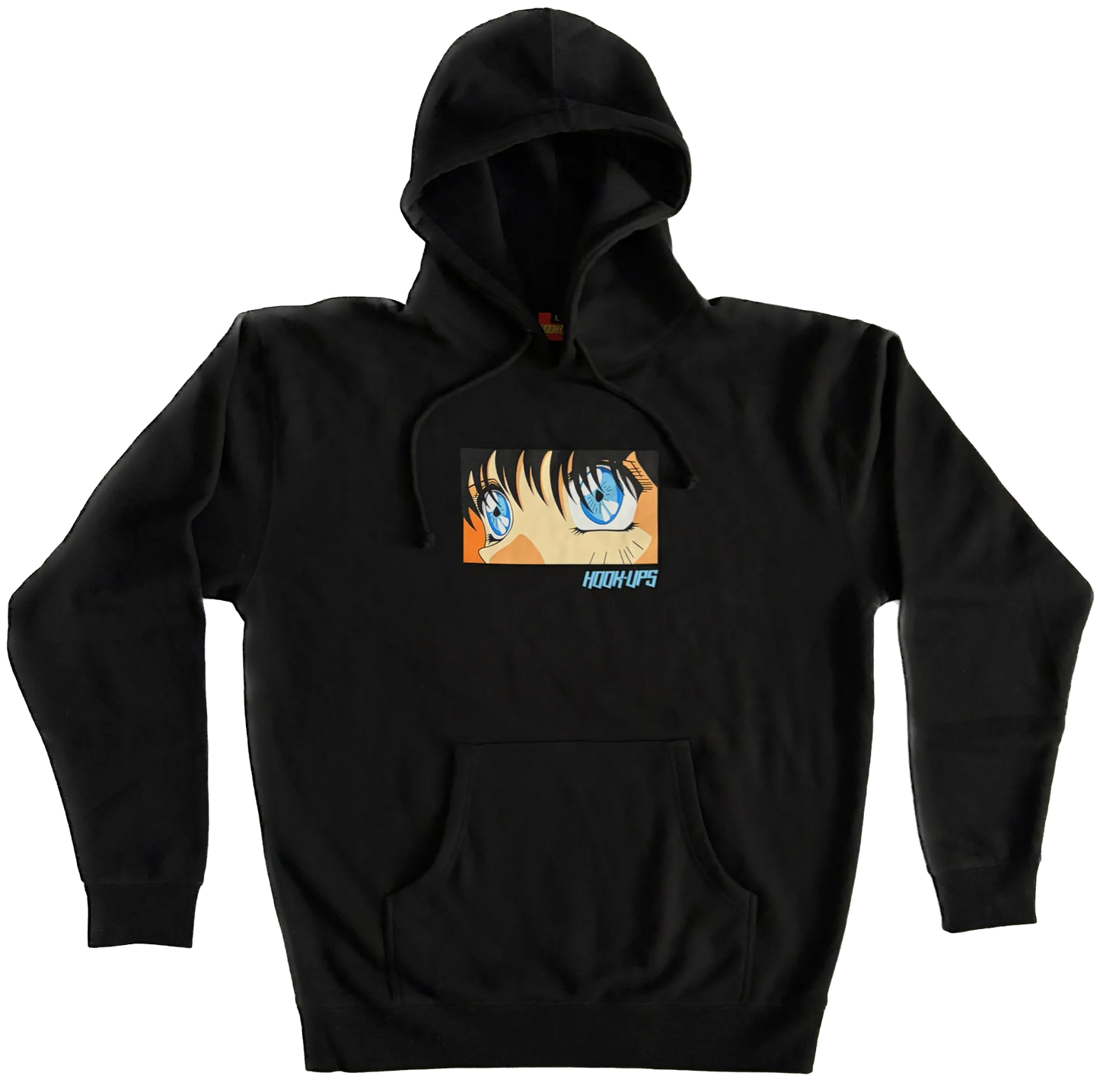 Hook-Ups Eyes Hoodie - Black