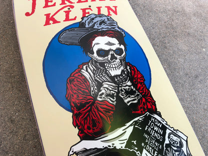 Hook-Ups Black Eye Kid Skull Jeremy Klein Deck - 9.5