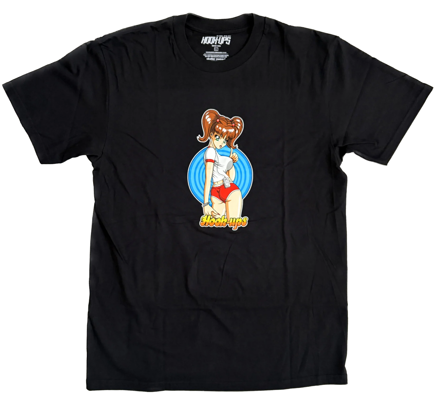 Hook-Ups Hitchhiking Sakura Tee - Black