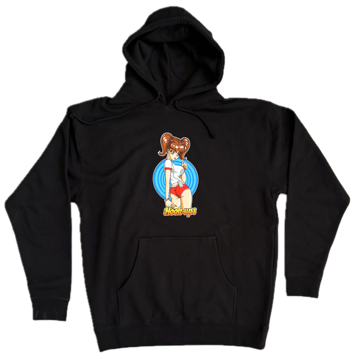 Hook-Ups Hitchhiking Sakura Hoodie - Black