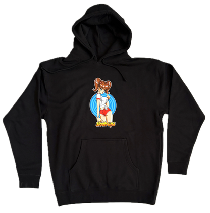 Hook-Ups Hitchhiking Sakura Hoodie - Black