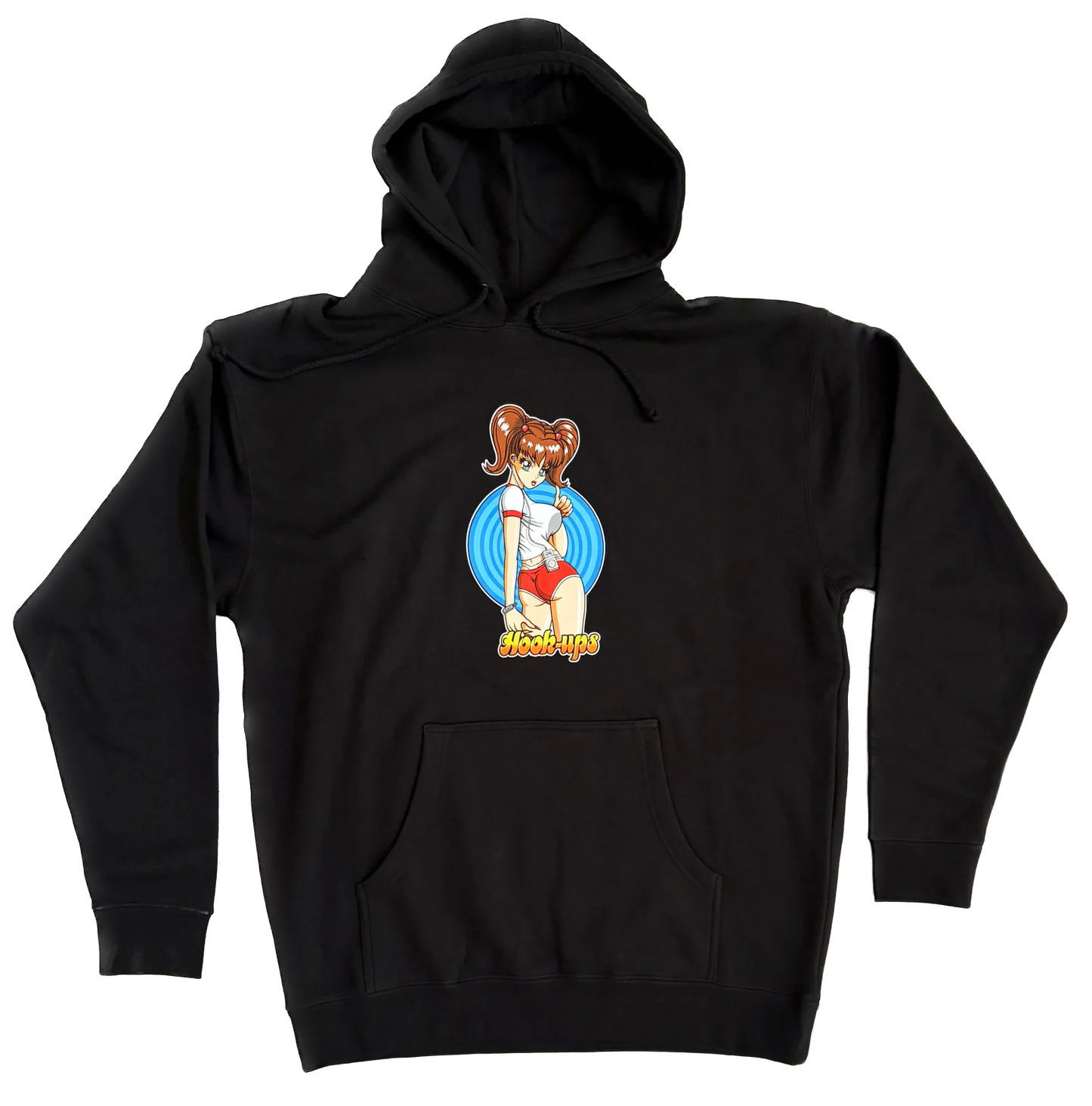 Hook-Ups Hitchhiking Sakura Hoodie - Black