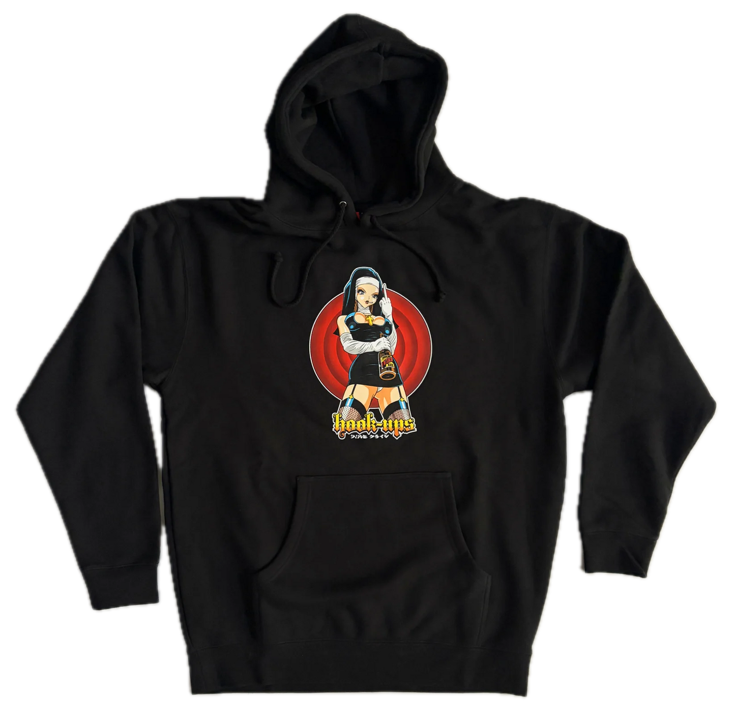 Hook-Ups Evil Nun Hoodie - Black