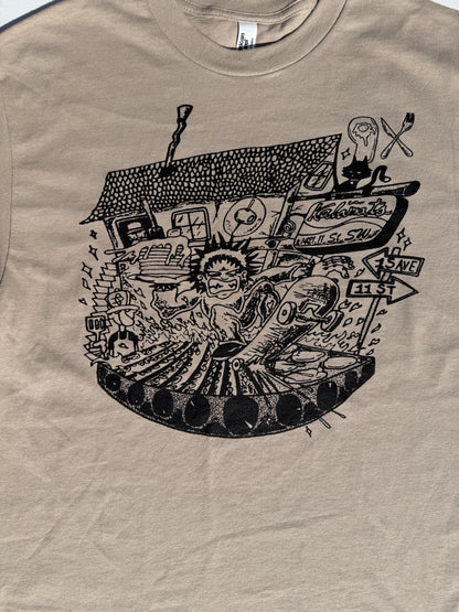 Ninetimes Grill Master Tee - Sand