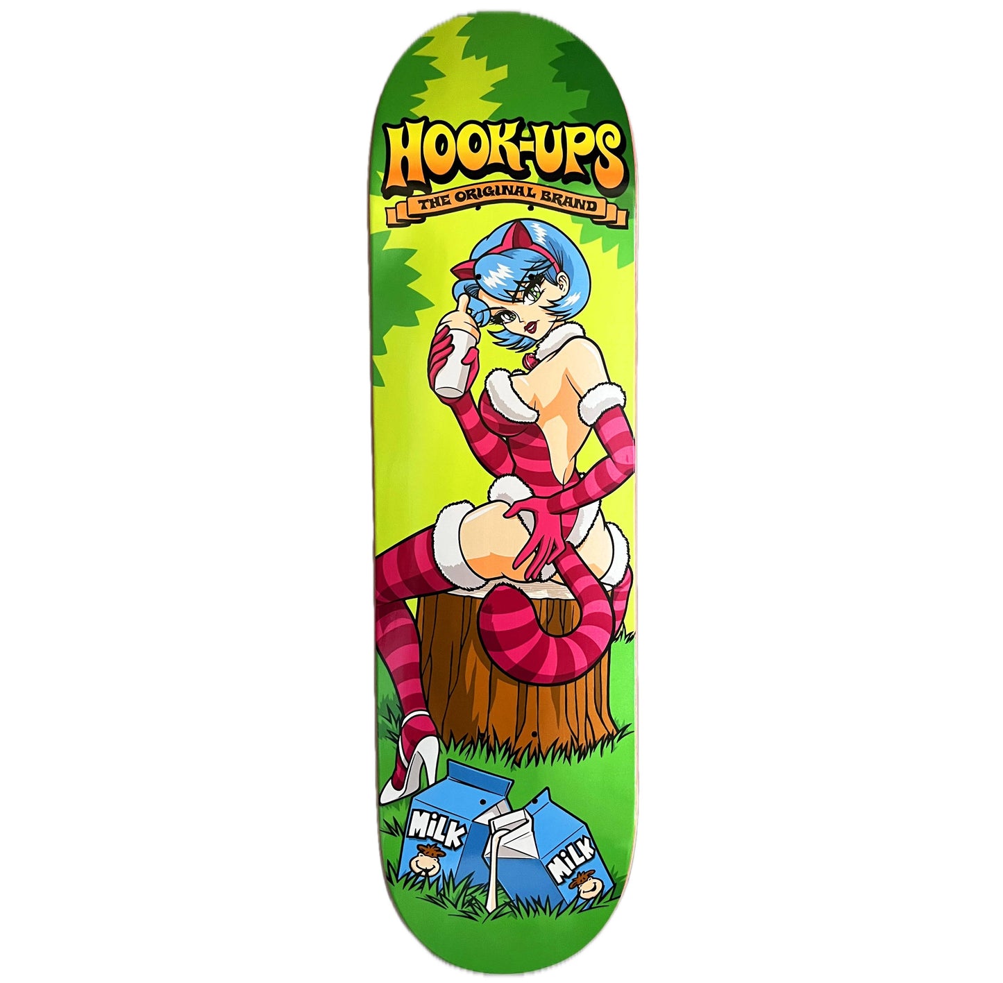 Hook-Ups Cheshire Cat Girl in Wonderland Deck - 8.5