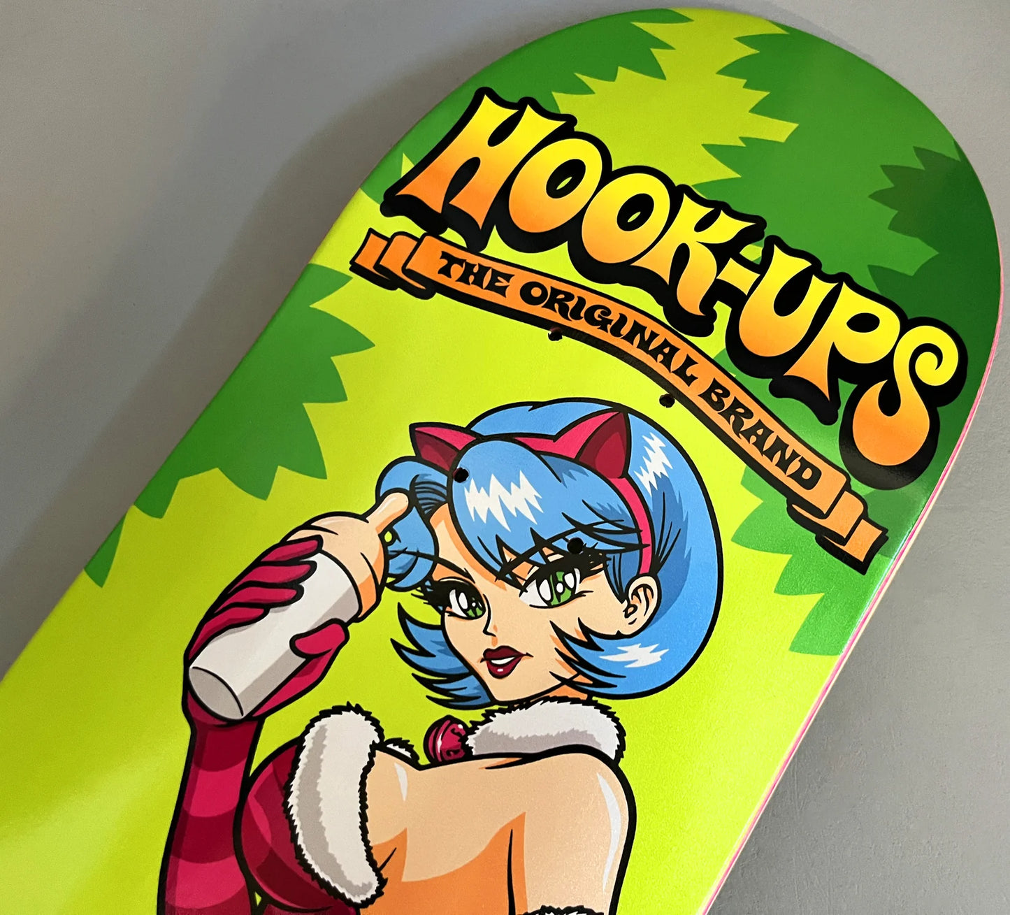 Hook-Ups Cheshire Cat Girl in Wonderland Deck - 8.5