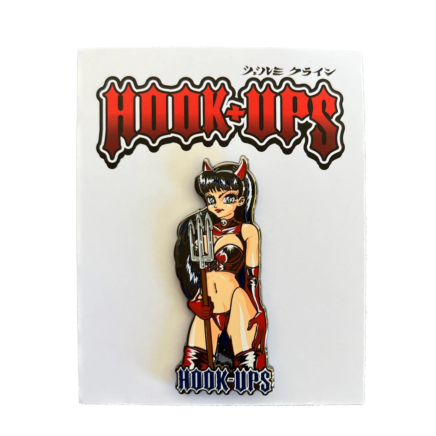 Hook-Ups Devil Girl Enamel Pin