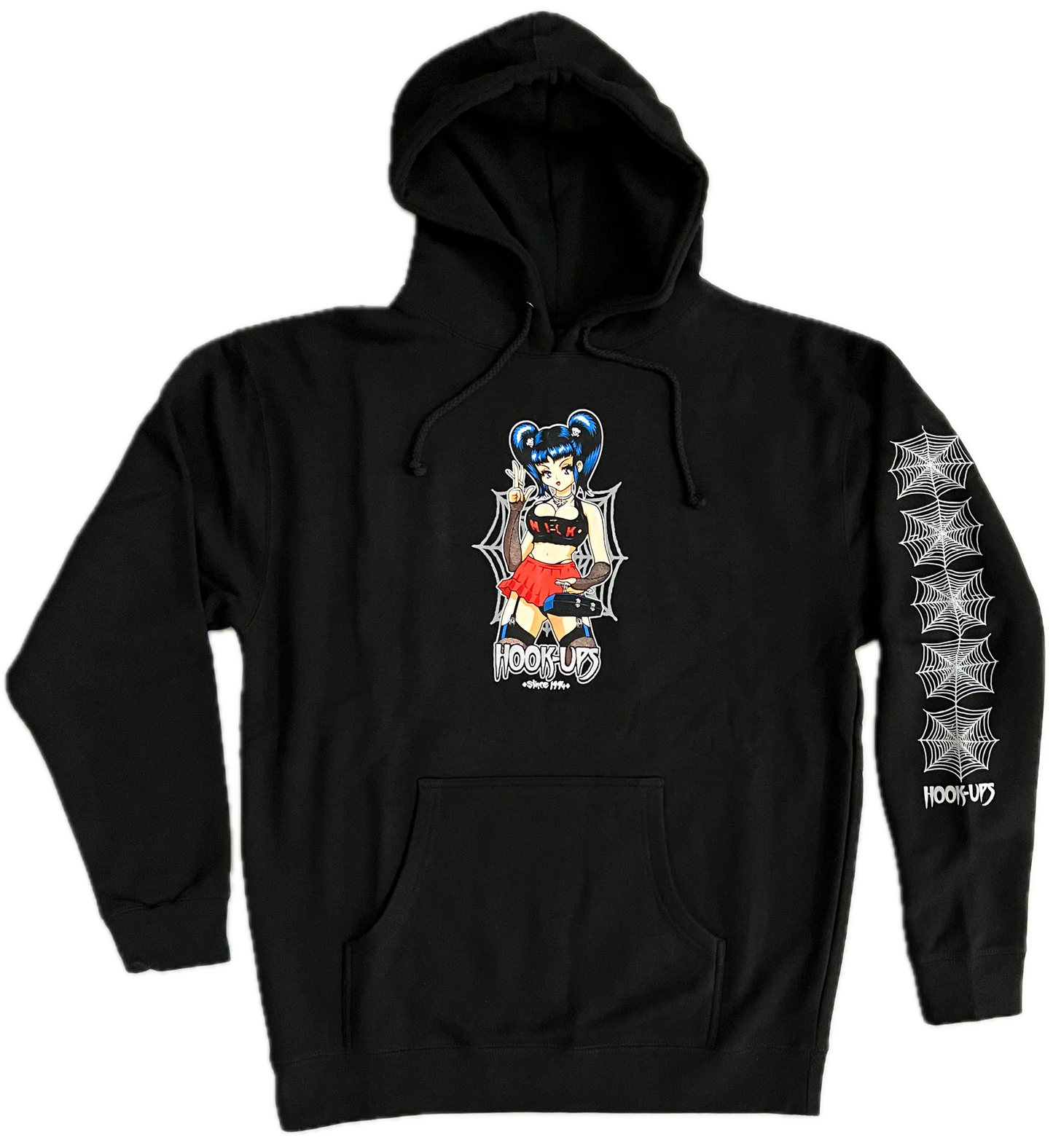 Hook-Ups Raven Hoodie - Black