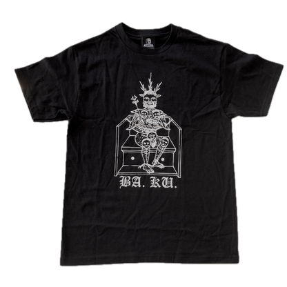 BA.KU. Skull Skates Throne Tee - Black