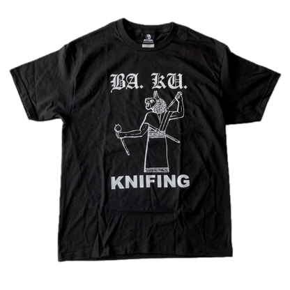 BA.KU. Skull Skates Knifing Tee - Black