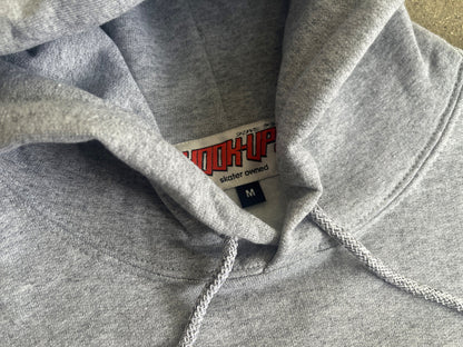 Hook-Ups Barrel Of A Gun Hoodie - Heather Grey