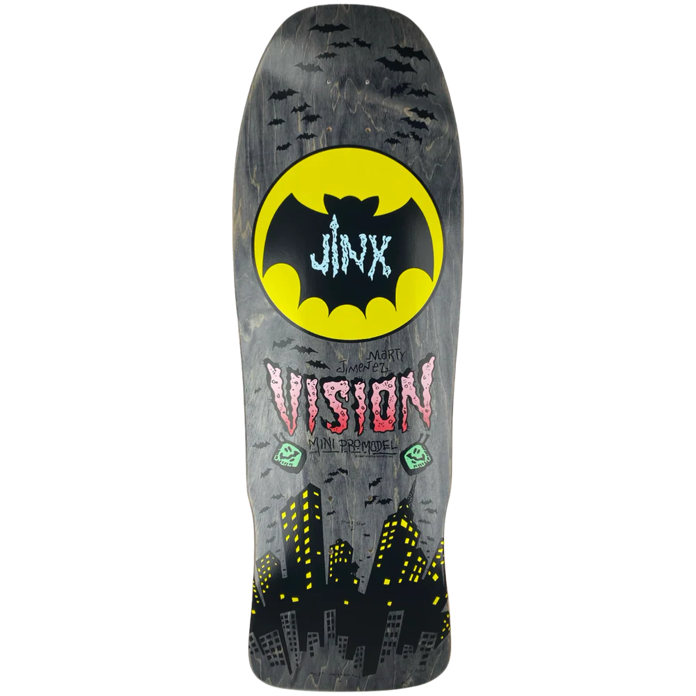 Vision Jinx Mini Modern Concave Deck - 10"x30.25" Black Stain
