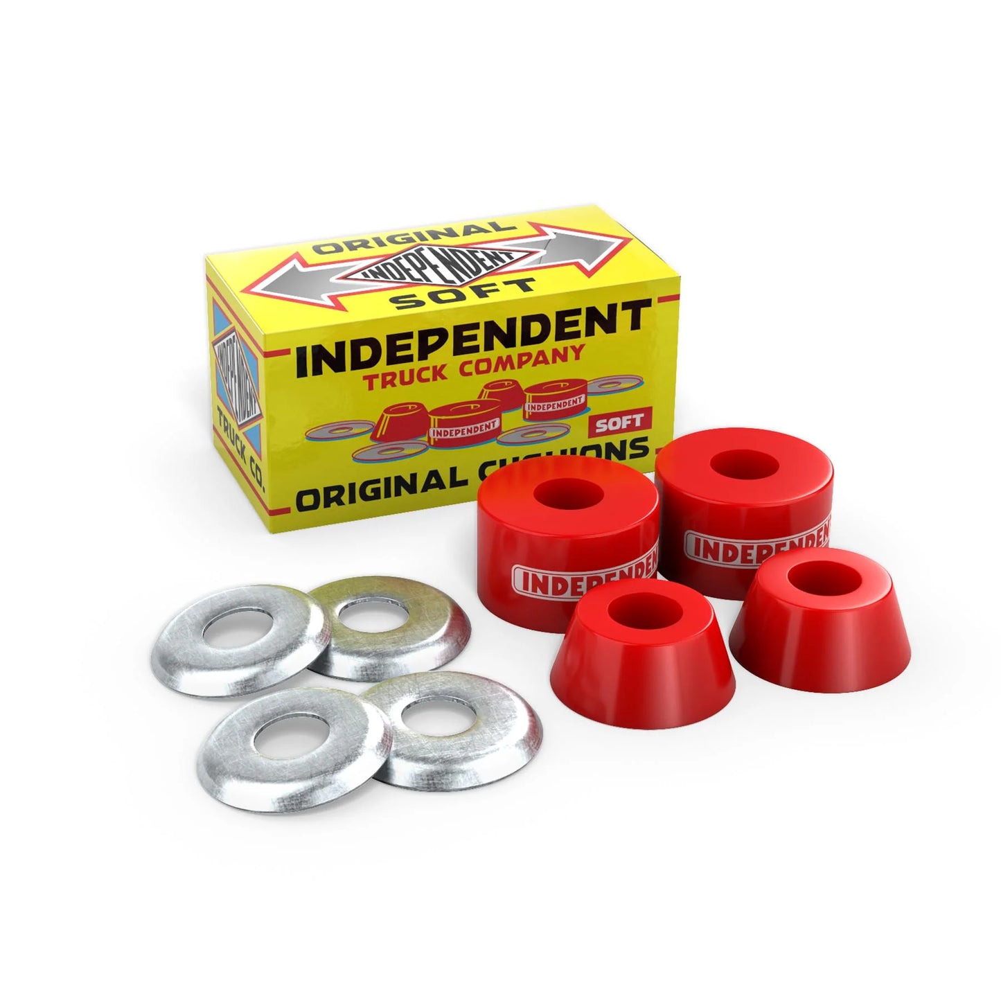 Independent Stage IV Original Bushings 4PK - Soft 90A Red