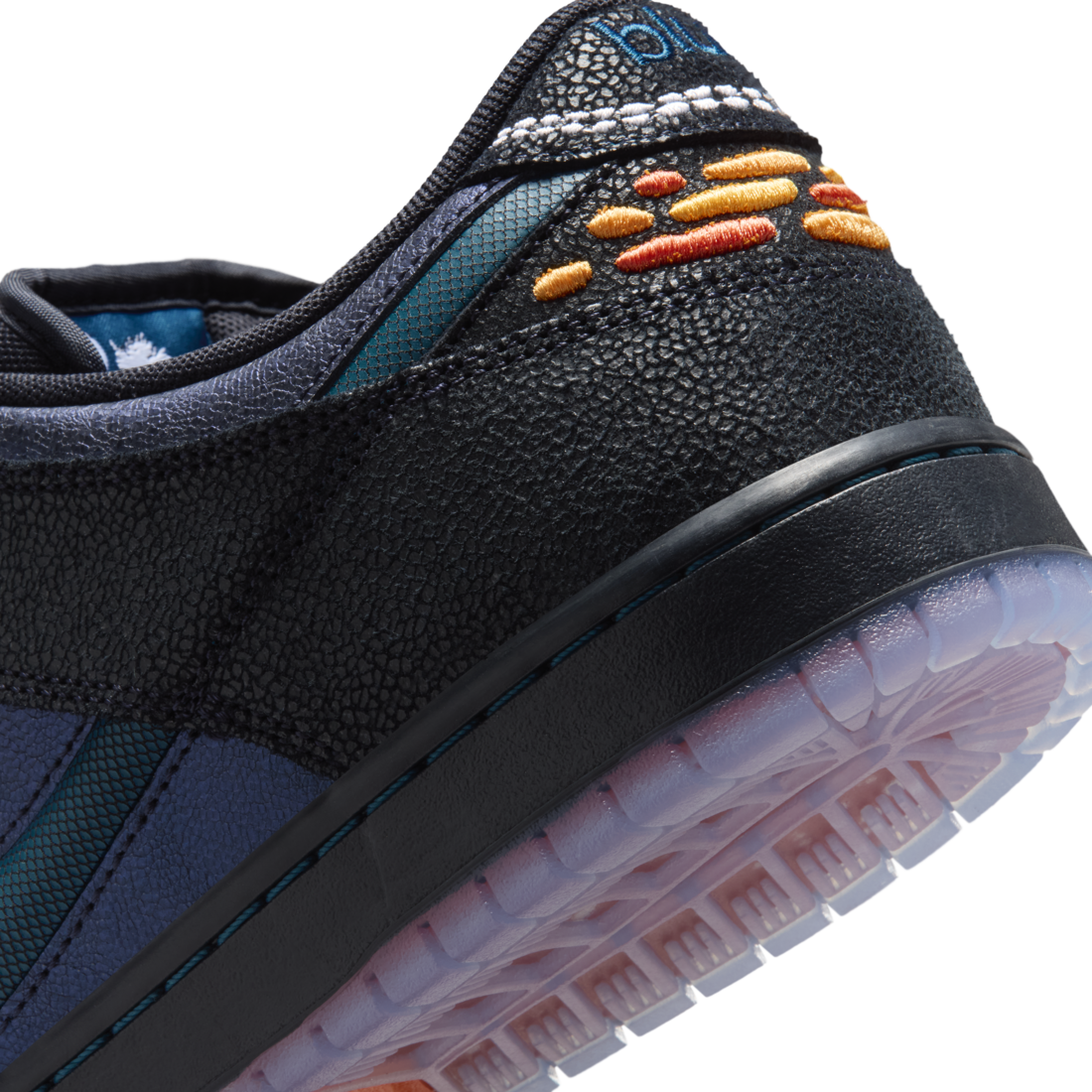 Nike SB Dunk Low Bluetile - Black/Marina White/Campfire Orange