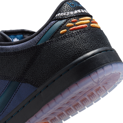 Nike SB Dunk Low Bluetile - Black/Marina White/Campfire Orange