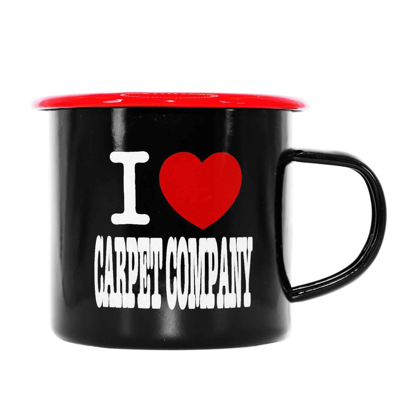 Carpet Company Heart Mug - Black