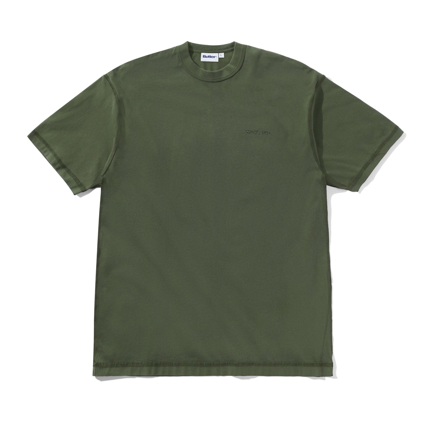 Butter Goods Inside Out Tee - Washed Army