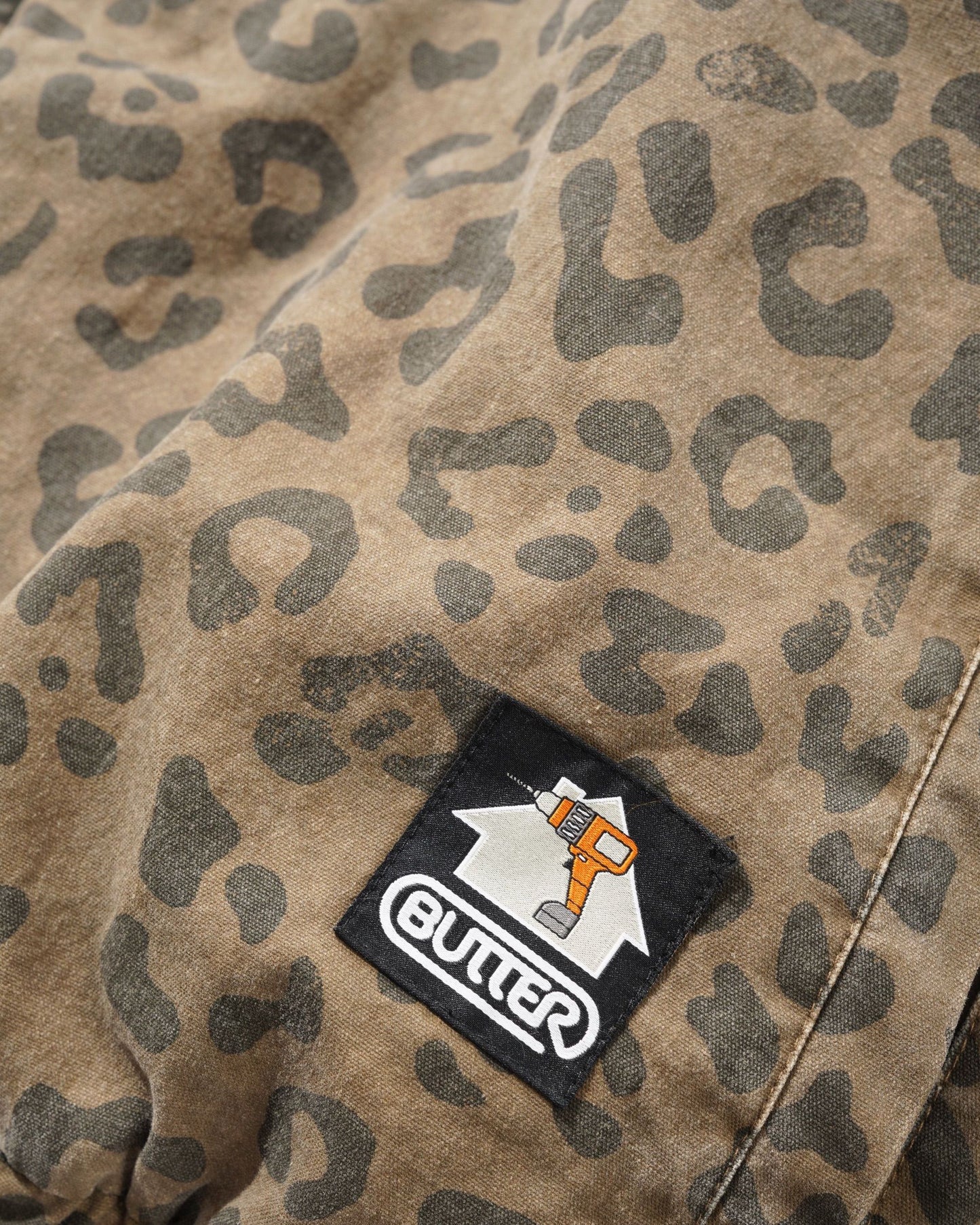 Butter Goods Insulated Work Jacket - Leopard