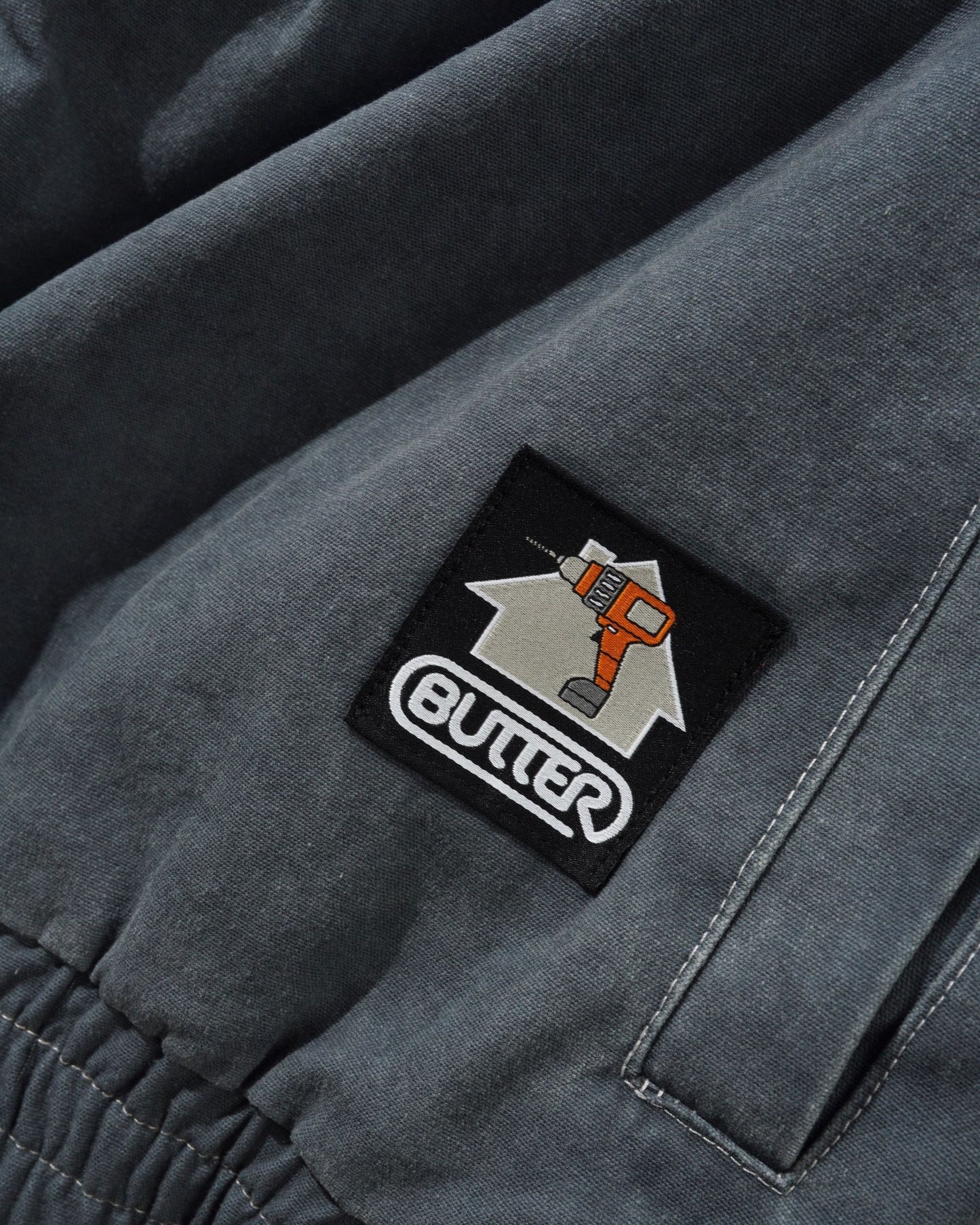 Butter Goods Insulated Work Jacket - Washed Slate