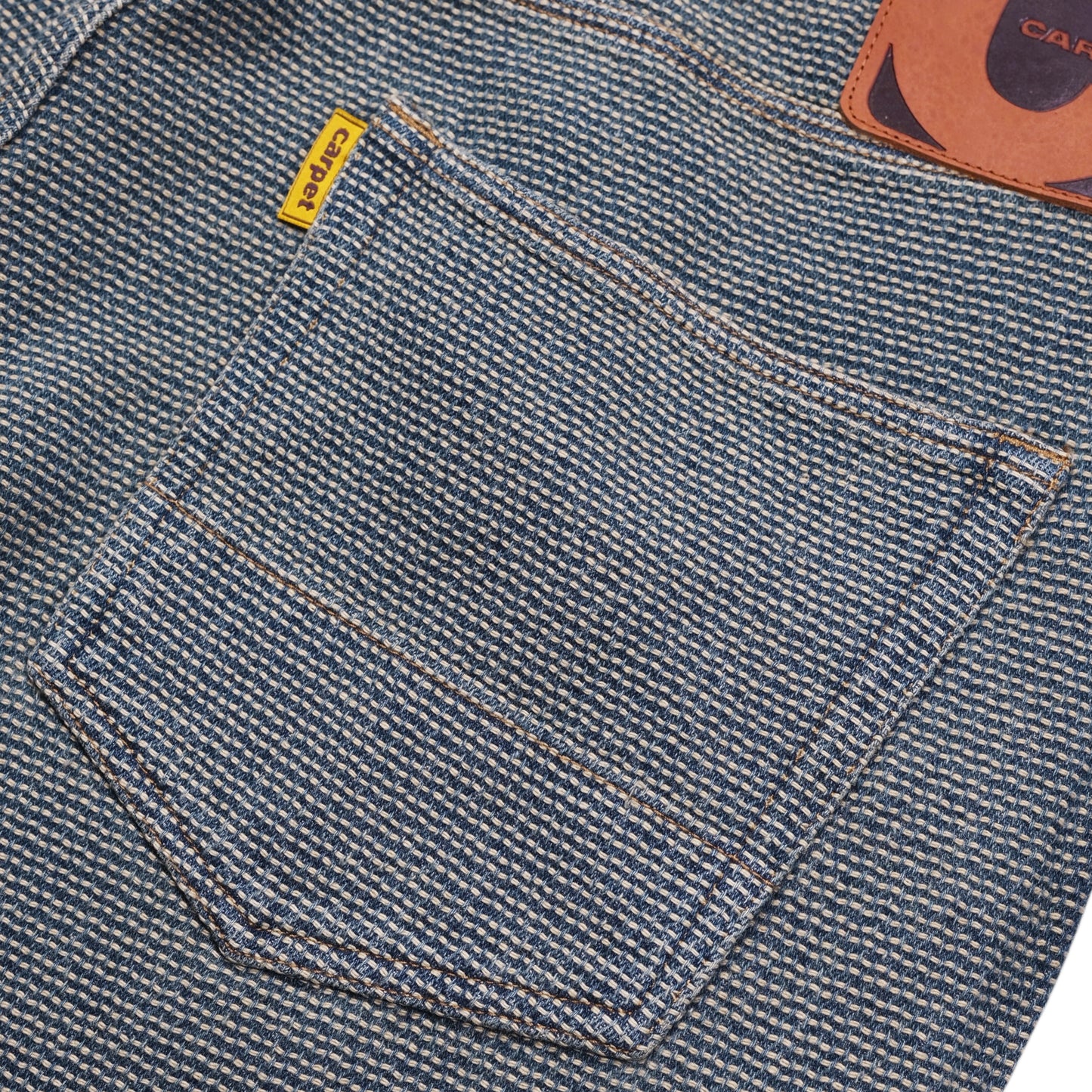 Carpet Company Interlock Stitch Denim Jeans - Black