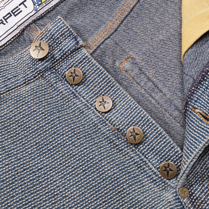 Carpet Company Interlock Stitch Denim Jeans - Black