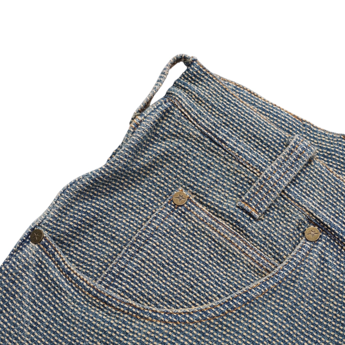 Carpet Company Interlock Stitch Denim Jeans - Black