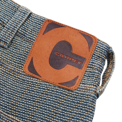 Carpet Company Interlock Stitch Denim Jeans - Black