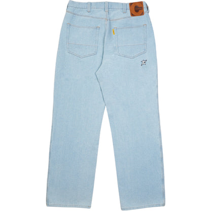 Carpet Company Interlock Stitch Denim Jeans - Blue