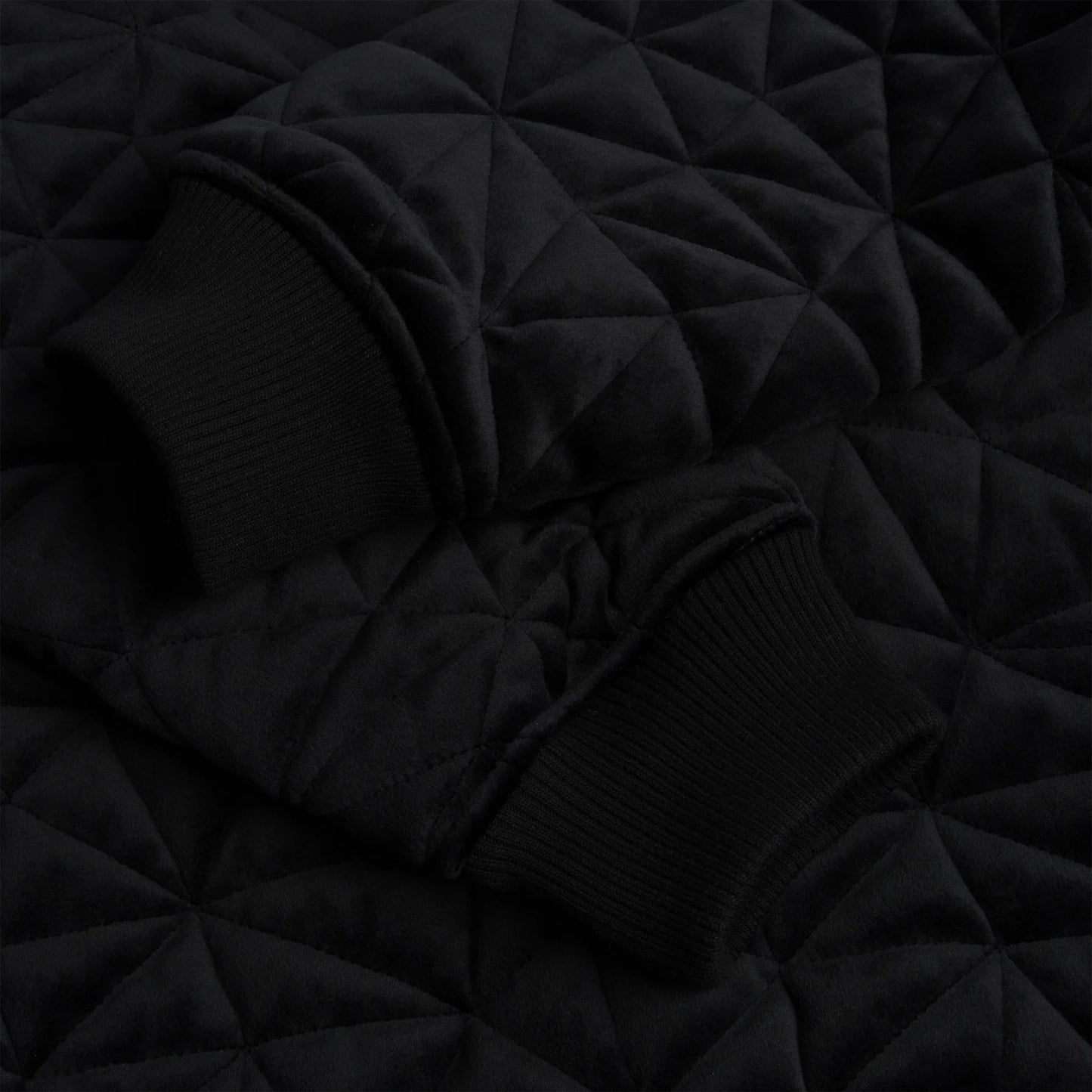 Dime Velour Bomber Jacket - Black