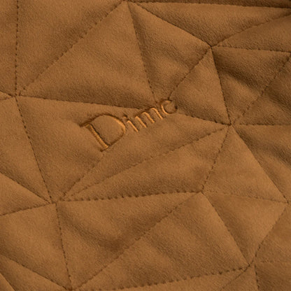 Dime Velour Bomber Jacket - Rust