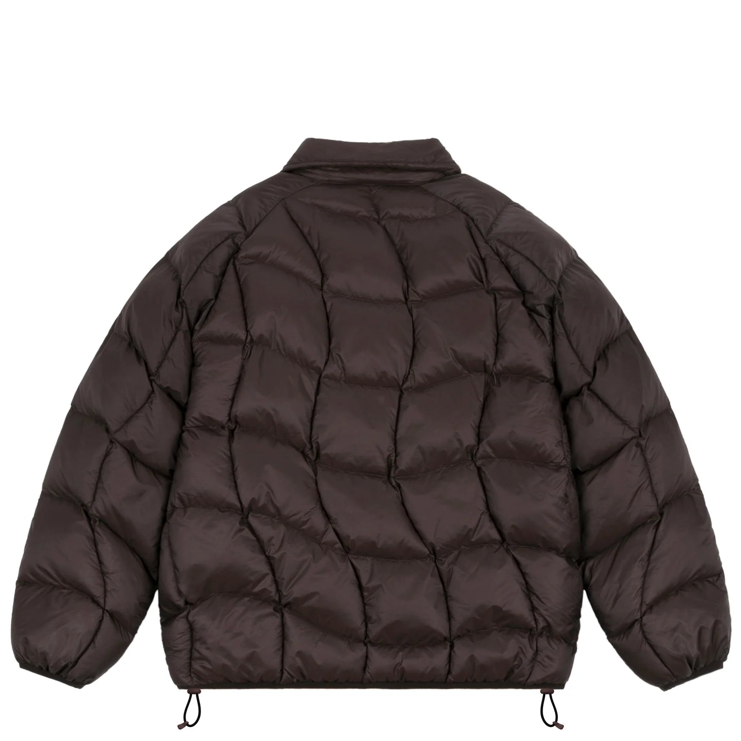 Dime Midweight Wave Puffer Jacket - Espresso