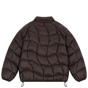 Dime Midweight Wave Puffer Jacket - Espresso