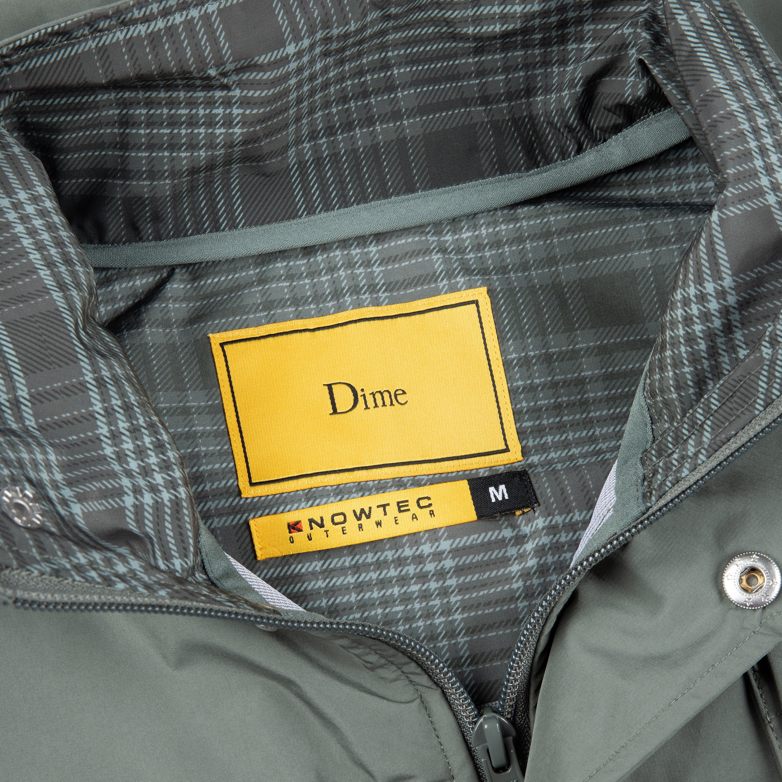 Dime Fishing Zip Off Jacket - Olive – Ninetimes Skateshop