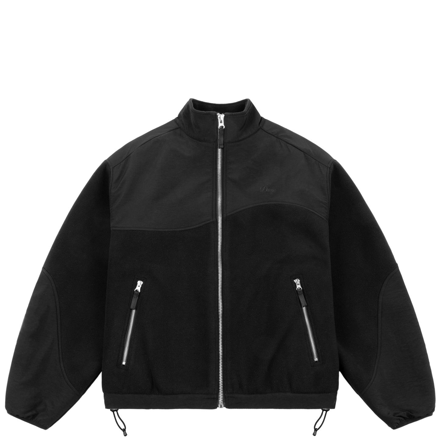 Dime Heavyweight Fleece Jacket - Black
