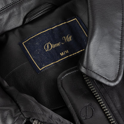 Dime Debossed Wavy Jacket - Black