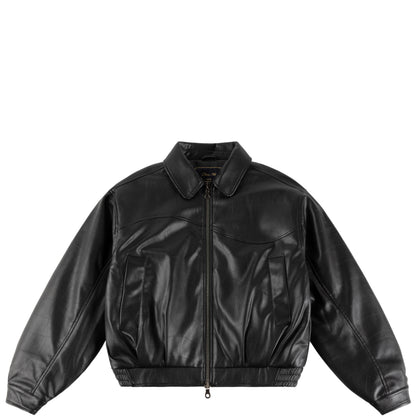 Dime Debossed Wavy Jacket - Black